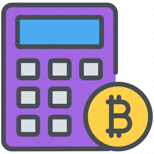 Bitcoin, bitcoin calculator, calculator, cash, cryptocurrency, dollar, money icon - Download on Iconfinder