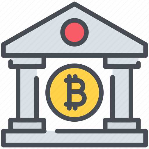 Bank, banking, bitcoin, coin, cryptocurrency, digital bank, money icon - Download on Iconfinder