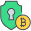 bitcoin, coin, cryptocurrency, protection, safety, security, shield 