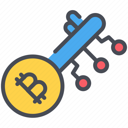 Bitcoin, cryptocurrency, digital, digital keybitcoin, key, protection, technology icon - Download on Iconfinder