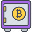 bitcoin, box, currency, protect, protection, safe, security