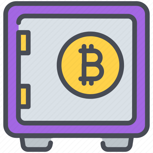 Bitcoin, box, currency, protect, protection, safe, security icon - Download on Iconfinder