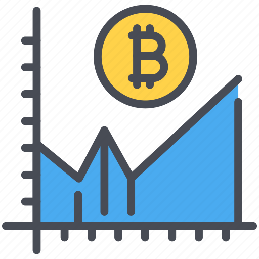 Bitcoin chart, cryptocurrencies going up, income, increase, stock, stock market, up icon - Download on Iconfinder