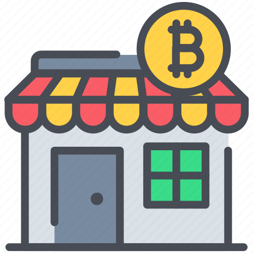 Bitcoin, blockchain, cryptocurrency, finance, online, shop, store icon - Download on Iconfinder