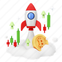 finance, bitcoin, grow, rocket, investment, business, cash, startup, money, spaceship, space, cryptocurrency 