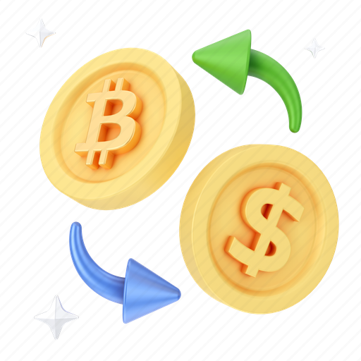 Finance, bitcoin, transaction, blockchain, cash, transfer, payment 3D illustration - Download on Iconfinder