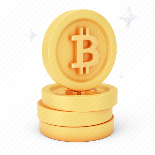 Finance, bitcoin, stack, coin, blockchain, coins, cryptocurrency 3D illustration - Download on Iconfinder