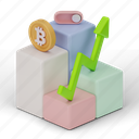 bitcoin, 3d illustration, cryptocurrency art, digital finance, virtual currency design, blockchain graphics, btc concept, crypto visualization, financial technology rendering, crypto asset art
