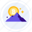 all time high, bitcoin, hill, mountain 
