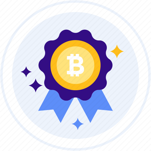 Appreciation, award, badge, bitcoin, block, label, reward icon - Download on Iconfinder