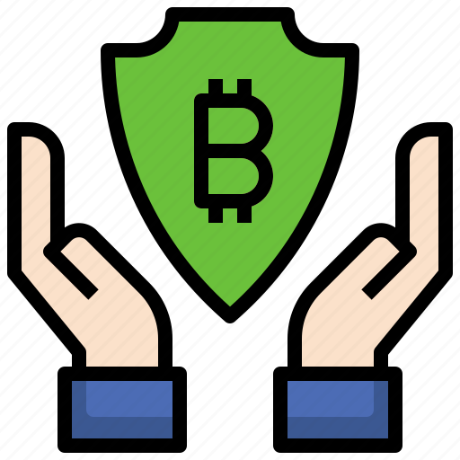 Protection, bitcoin, assurance, cryptocurrency, business icon - Download on Iconfinder