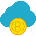 cloud, bitcoin, crypto, cryptocurrency, mining, blockchain