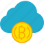 cloud, bitcoin, crypto, cryptocurrency, mining, blockchain 