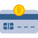 crypto, currency, card, virtual, id, credit, online, web, banking, icon, bitcoin, blockchain