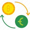 currency, exchange, change, converter, dollar, euro, financial, icon, crypto, bitcoin, blockchain