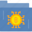 folder, bitcoin, btc, currency, document, file, money, icon, crypto, blockchain 