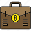 briefcase, financial, investment, profit, crypto, icon, bitcoin, blockchain 