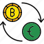 currency, exchange, change, converter, dollar, euro, financial, icon, crypto, bitcoin, blockchain 