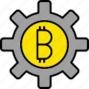 setting, bitcoin, menagement, crypto, cryptocurrency, currency, icon, blockchain