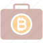 bag, bitcoin, bitcoin related business, bitcoin related company, bitcoin related job, briefcase, cryptocurrency business 