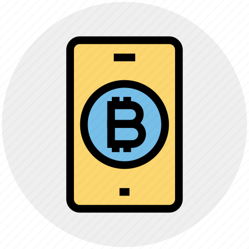 Bitcoin, interface, mobile, money, online, smartphone, technology icon - Download on Iconfinder