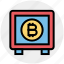bank, bitcoin, blockchain, cryptocurrency, locker, money, safe 