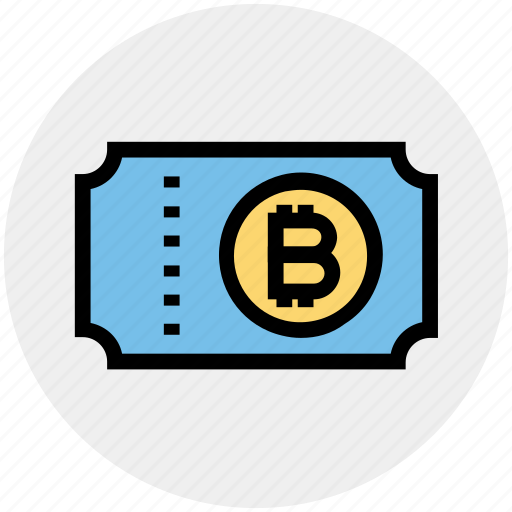 Bitcoin, document, ecommerce, invoice, receipt, ticket, voucher icon - Download on Iconfinder