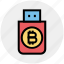 bitcoin, crypto, cryptocurrency, drive, flash, storage, usb 