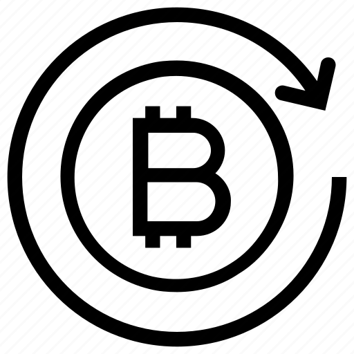 Bitcoin, blockchain, exchange, online, sync, transaction, transfer icon - Download on Iconfinder