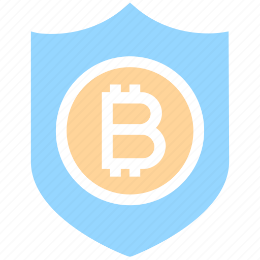 Bitcoin, investment, protect, protection, security, shield, transaction icon - Download on Iconfinder