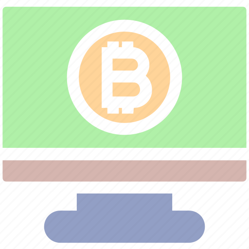 Bitcoin, display, lcd, lcd monitor, monitor, screen, television icon - Download on Iconfinder