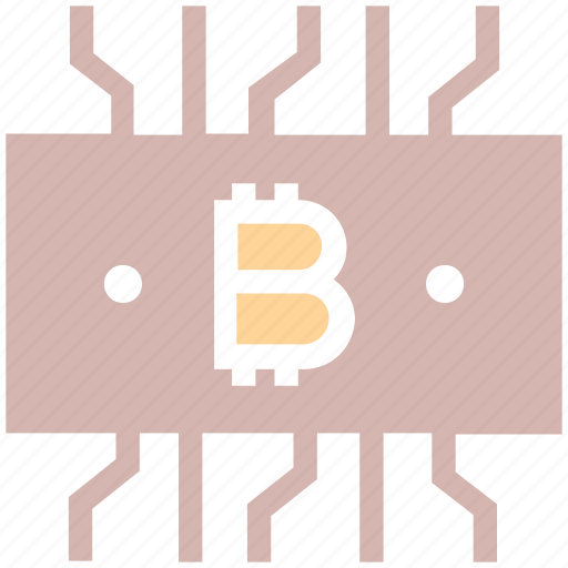 Bitcoin, blockchain, currency, dollar, money, note, system icon - Download on Iconfinder