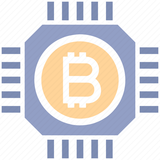 Bitcoin, bitcoins, chip, cryptocurrency, currency, digital, money icon - Download on Iconfinder
