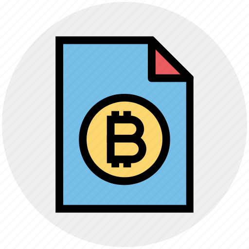 Bitcoin paper, blockchain paper, coin, cryptocurrency ico paper, cryptocurrency paper, document, paper icon - Download on Iconfinder