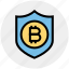 bitcoin, investment, protect, protection, security, shield, transaction 
