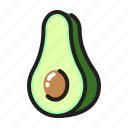 avocado, food, fruit, healthy