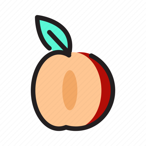 Food, fruit, healthy, nectarine icon - Download on Iconfinder