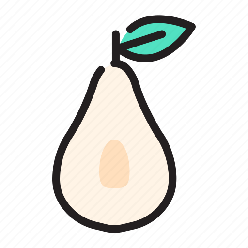 Fruit, healthy, organic, pear icon - Download on Iconfinder