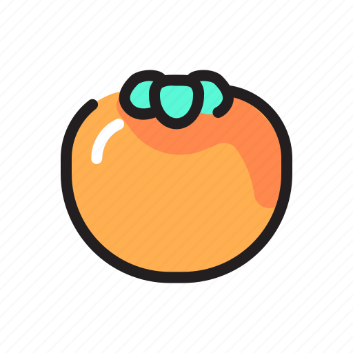 Food, fruit, healthy, persimmon icon - Download on Iconfinder
