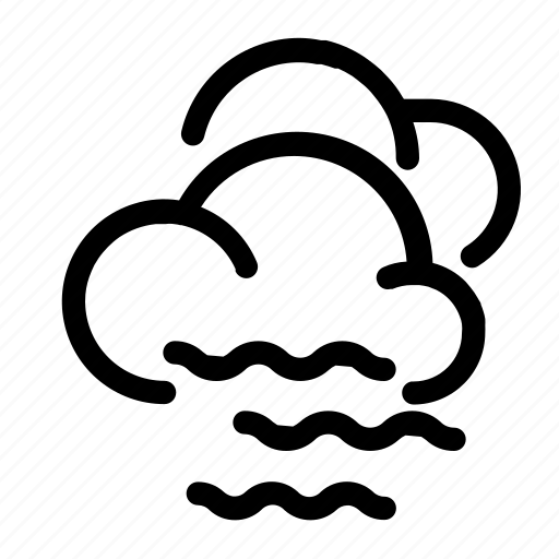 Cloudy, cold, fog, weather icon - Download on Iconfinder