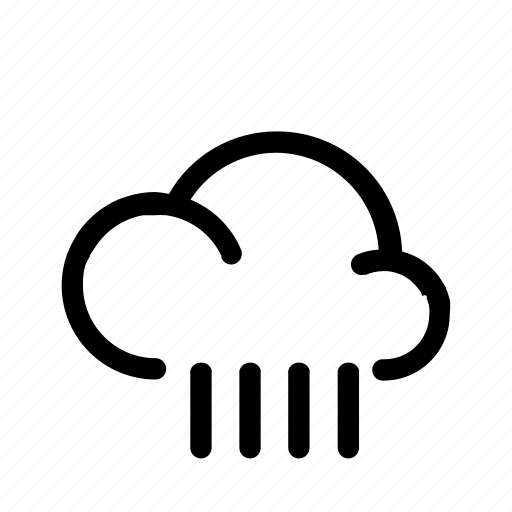 Cloudy, heavy, rain, weather icon - Download on Iconfinder