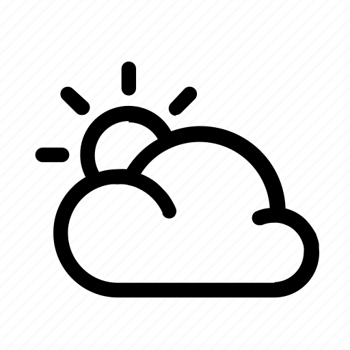 Cloudy, day, sun, weather icon - Download on Iconfinder