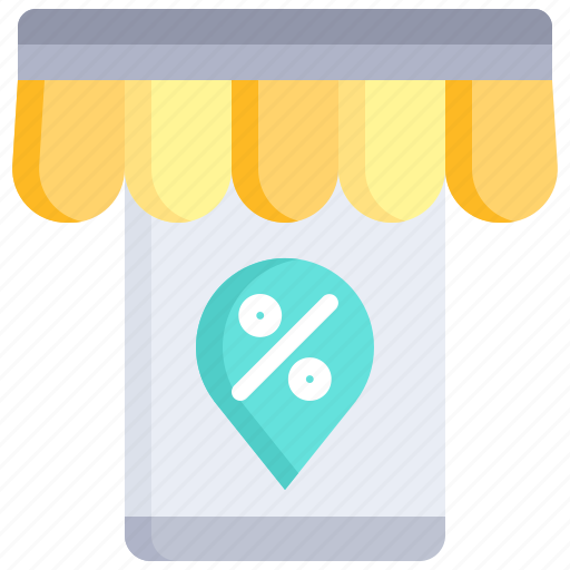 Store, location, shop, pin, navigation, direction, mobile icon - Download on Iconfinder