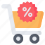 trolley, sale, discount, black friday, shopping, cart, offer 