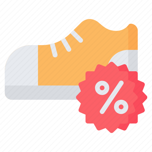 Shoes, sale, discount, black friday, sneakers, label, shoe icon - Download on Iconfinder