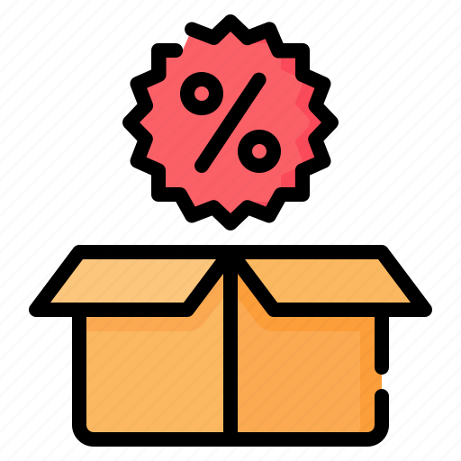 Package, gift, open box, discount, black friday, box, sale icon - Download on Iconfinder