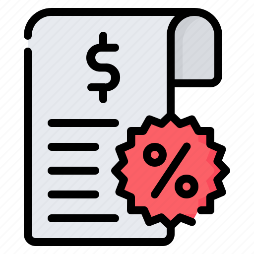 Payment, invoice, discount, black friday, receipt, bill, sale icon - Download on Iconfinder