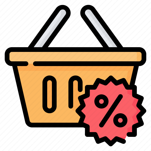 Container, label, discount, basket, sale, shopping icon - Download on Iconfinder