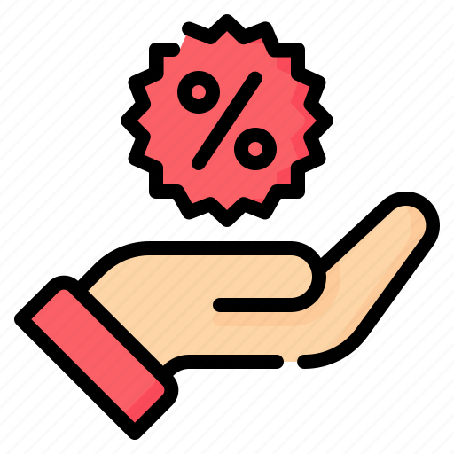 Label, hand, discount, black friday, cyber monday, sale, offer icon - Download on Iconfinder