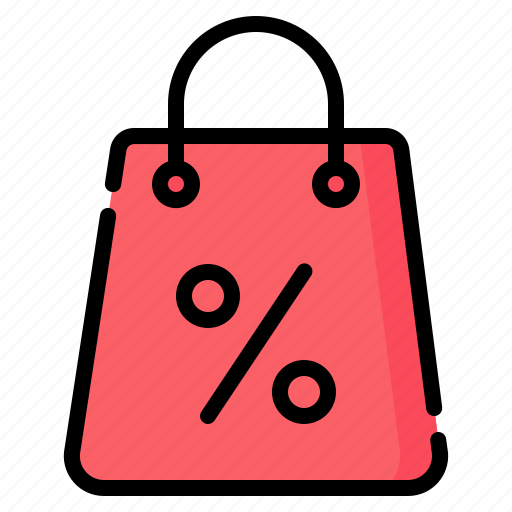Bag, discount, black friday, cyber monday, sale, shopping, offer icon - Download on Iconfinder